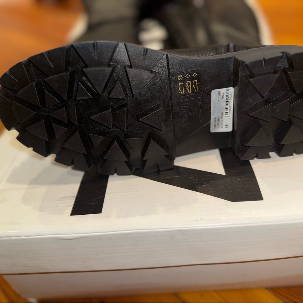 SCHUTZ Black Lace Up Tiana Boots - Picture 2 of 7